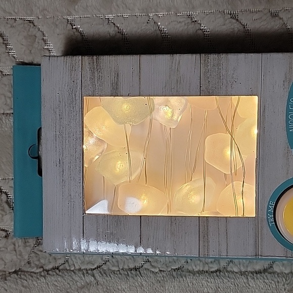 Warm white LED Seaglass Light Set - Picture 2 of 3